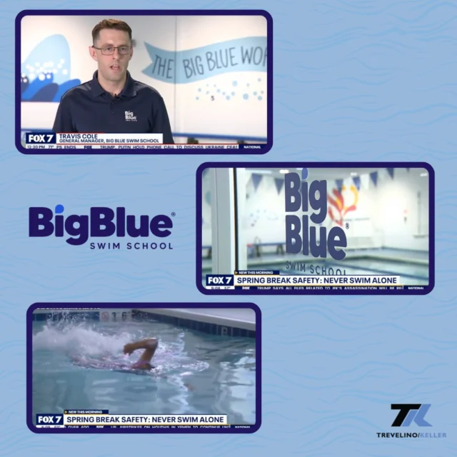 In honor of spring and summer, the Big Blue Swim School team has been making waves by securing media opportunities to help spread the word and keep families informed and safe! 💧📣 From National Water Safety Week to timely spring break coverage, our TK team has been working hard to help parents stay informed about water safety. Want to learn more? Visit Big Blue’s website today: https://bit.ly/3HoVVE3